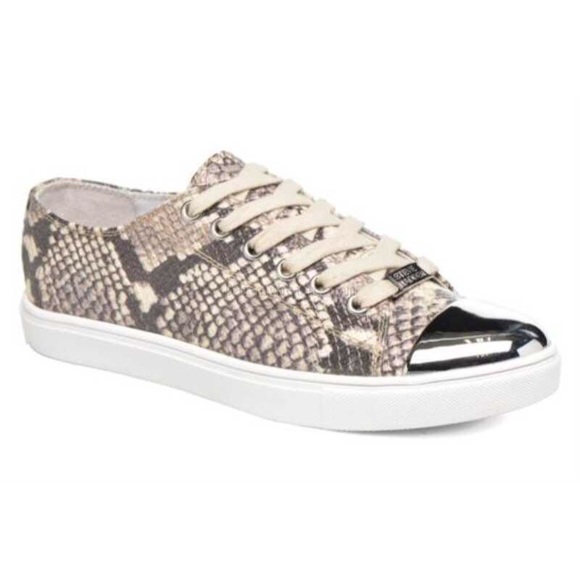 Steve Madden | CLYDD-M Snake Silver Metallic Shoes - Picture 2 of 8